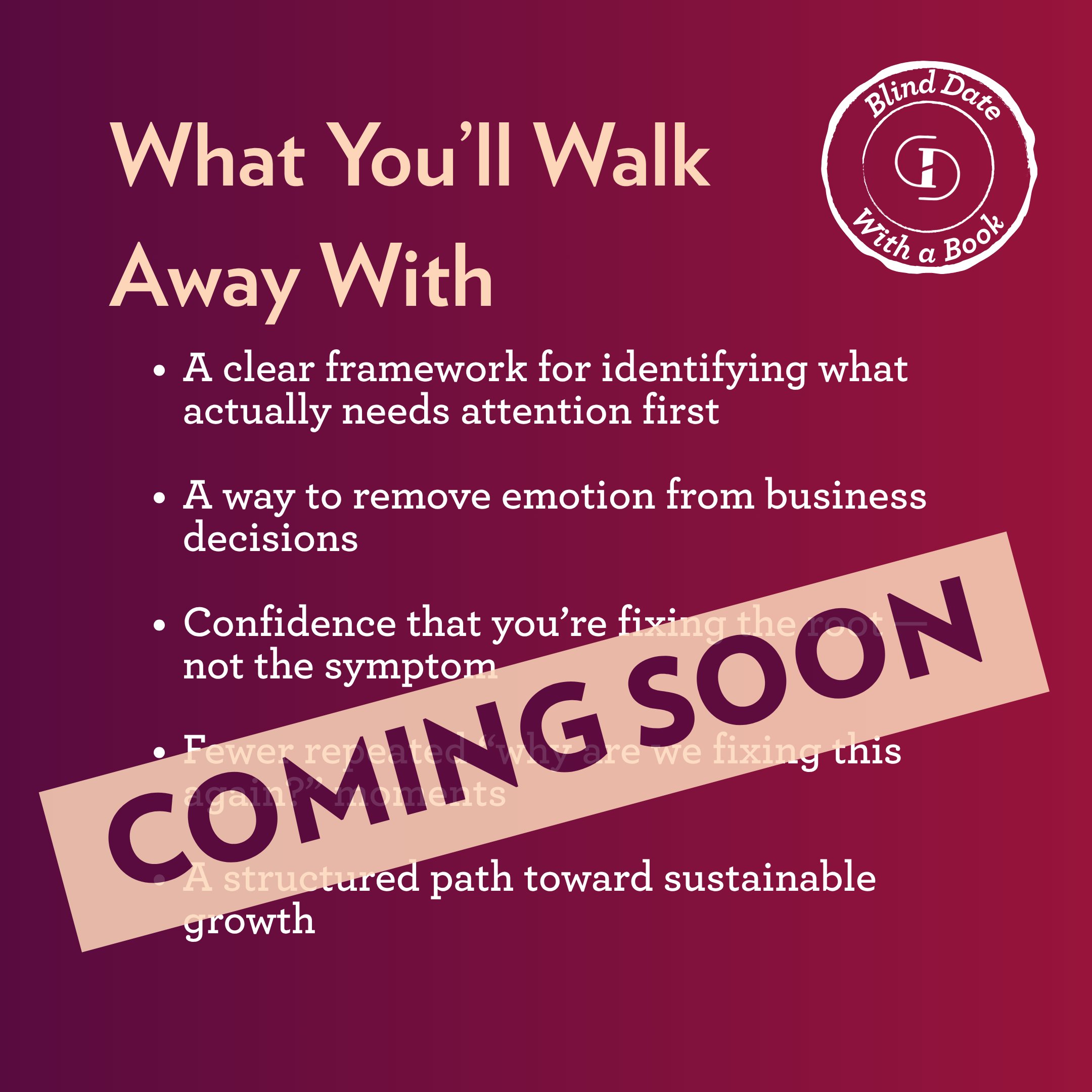 Break the Spiral (Coming Soon)