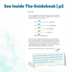 Guidebook preview page 2 from Forge Your Future, showing the 5 day breakdown of breakthrough, structure, and integration exercises
