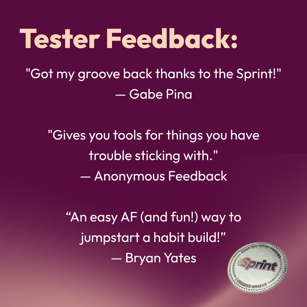 The Habit Kickstarter Sprint - OUT OF STOCK
